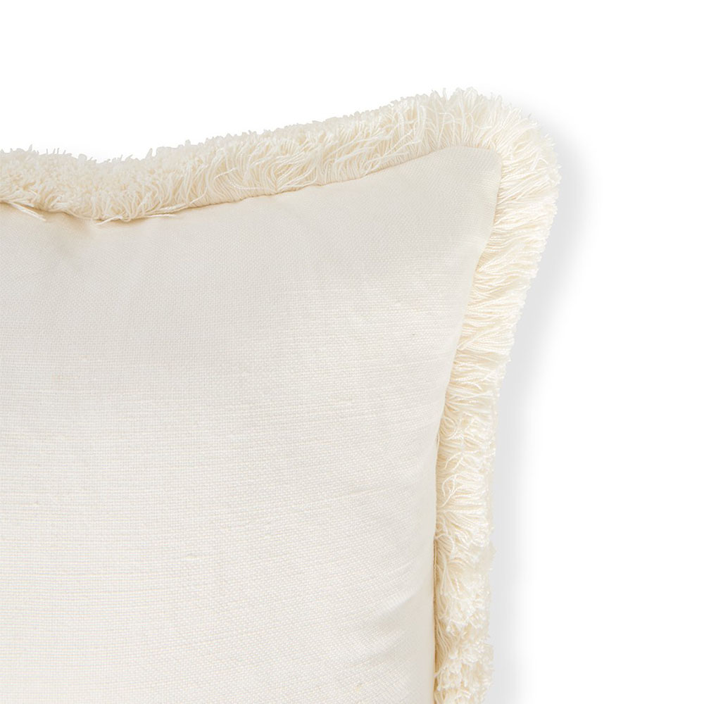 Lexington Linen/Cotton Fringe Prydnadskudde